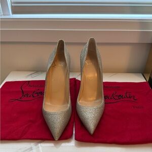 Christian Louboutin Glittering Ivory Heels